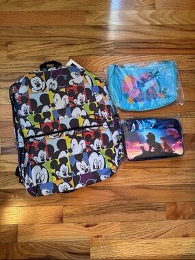 NWT/NWOT 3 Piece Disney Character Bag Bundle